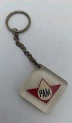 Fraaie, jaren 60 Benzine/Olie merk PAM sleutelhanger, Ophalen of Verzenden, Zo goed als nieuw, Auto's