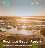 Ter overname Roompot Beach resort Kamperland kampeerplaats, Tickets en Kaartjes, Hotelbonnen, 1 overnachting, Twee personen