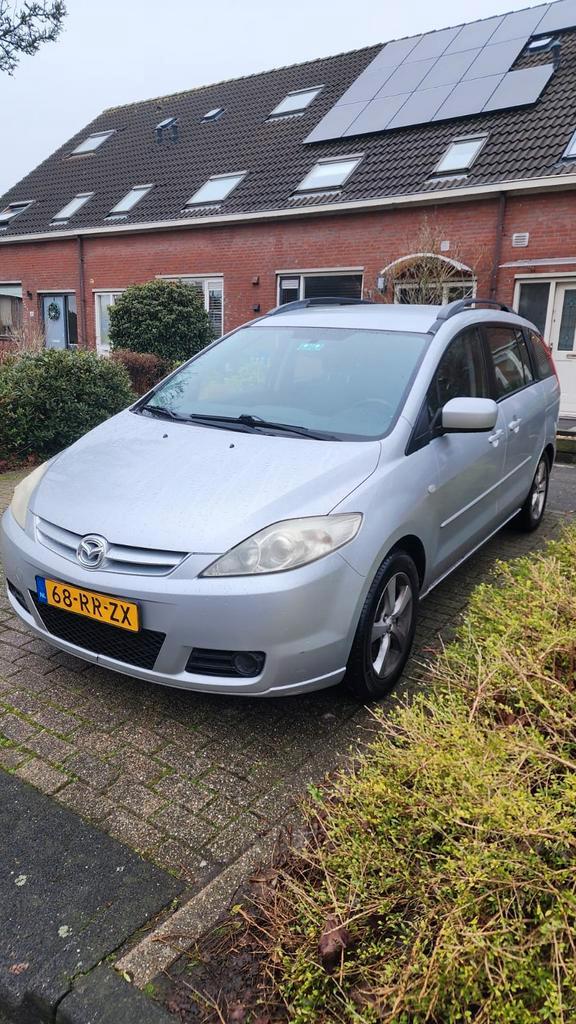 Mazda 5 1.8 2005 Grijs * 7 Pers * Trekhaak *, Auto's, Mazda, Particulier, Benzine, D, MPV, Handgeschakeld, Origineel Nederlands