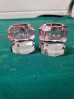 kandelaars diner kaars kristal glas, Ophalen of Verzenden, 'T Olde Gre-j, Info@toldegrej.nl, Endepoelstraat 20f Didam