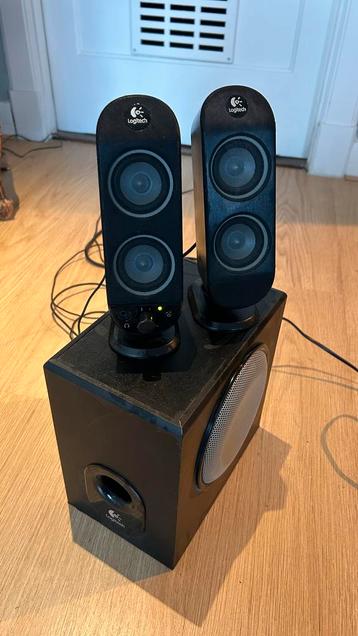 Logitech X-230 Speakerset - Subwoofer & Satellieten beschikbaar voor biedingen