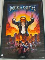 Megadeth poster jaren '90, Rechthoekig Staand, Ophalen of Verzenden, Zo goed als nieuw, A1 t/m A3