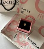 Pandora bedel hart slot goudkleurig, Sieraden, Tassen en Uiterlijk, Bedels, Verzenden, Pandora, Zo goed als nieuw, 1 bedel