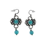 54mm Lange Dames Gepolijst RVS Byzantijnse Haakoorbellen, Met kristal, Overige materialen, Hangers, Birgitta-Gracht 33, 6465 EL Kerkrade, Nederland