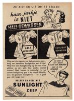 2x Haar jurkje is niet half gewassen maar met SUNLIGHT ZEEP, Verzamelen, Merken en Reclamevoorwerpen, Verzenden, Zo goed als nieuw