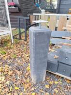 15 Betonpoer antraciet 15x15x60cm - Nieuw!, Ophalen of Verzenden, Nieuw, Minder dan 180 cm, Palen