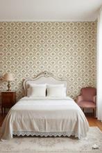 6707 klassiek barok bloemmotief vintage behang swiet, Huis en Inrichting, Ophalen of Verzenden, Minder dan 10 m², Roze