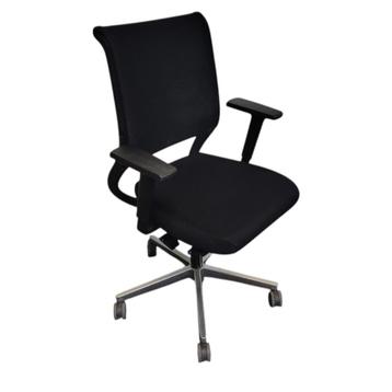 Sedus Netwin Bureaustoel Zwart Chroom Nieuw Gestoffeerde Rug beschikbaar voor biedingen