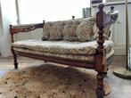 Giorgetti tweezitsbank van hout > ruilen?, Huis en Inrichting, Banken | Sofa's en Chaises Longues, Ophalen, Hout, Gebruikt, 150 tot 200 cm