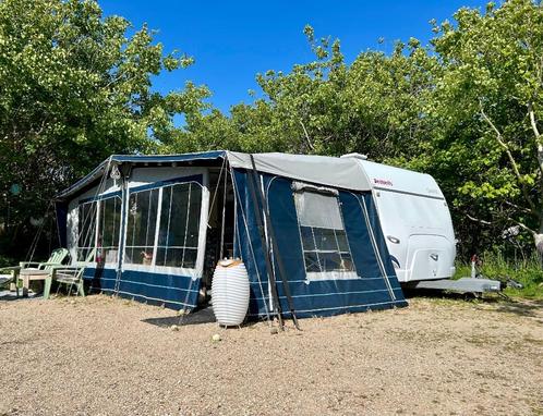 caravan, Caravans en Kamperen, Caravans, Particulier, meer dan 6, 1250 - 1500 kg, Rondzit, Dethleffs, Dwars-stapelbed, Vast bed