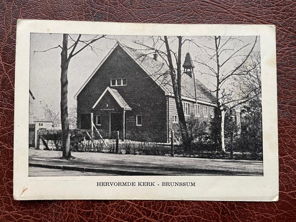 ansichtkaart van Hervormde Kerk Brunssum., Verzenden, 1960 tot 1980, Limburg