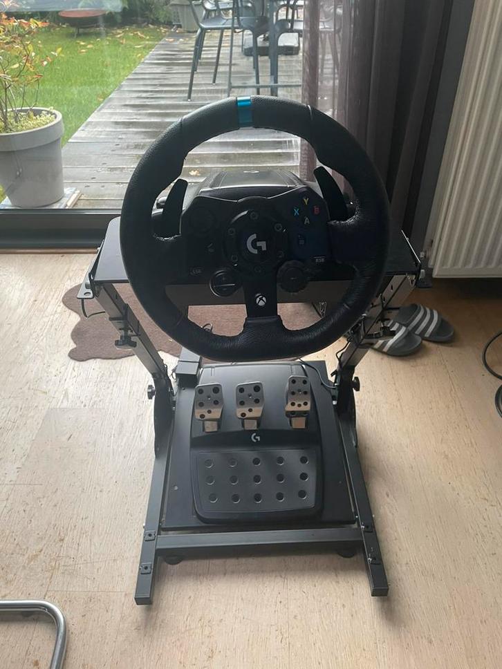 G923 simracing stuur met gearbox, Spelcomputers en Games, Spelcomputers | Xbox | Accessoires, Zo goed als nieuw, Xbox One, Xbox Series X