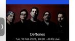 Deftones ticket afas live 2026, Eén persoon