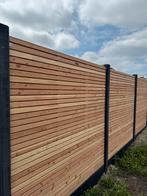 Hout en beton Schutting - poorten Douglas hout winter actie!, Tuin en Terras, Ophalen, 1 tot 2 meter, Nieuw, 3 tot 6 meter