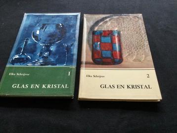 Glas en kristal Elka Schrijver dl 1+2 van Dishoeck beschikbaar voor biedingen