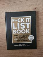 F*ck It List Book - Jacob & Haver - Cadeauboek, Ophalen of Verzenden, Nieuw, Jacob & Haver, Anekdotes en Observaties