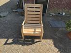 2 kamer en/ of tuinstoelen massief eiken met donkere groef ., Huis en Inrichting, Fauteuils, Ophalen