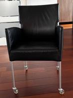 Eetkamerstoel Monet, Ophalen, Gebruikt, Zwart, Leer