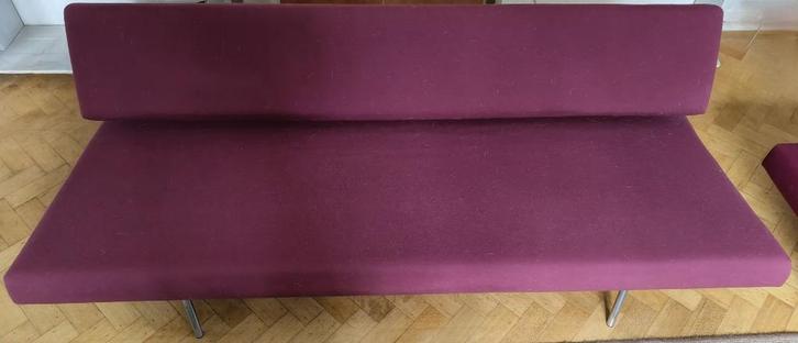 slaapbank 2 x martin visser BR02 retro design maar wel nieuw, Huis en Inrichting, Banken | Bankstellen, Zo goed als nieuw, Rechte bank