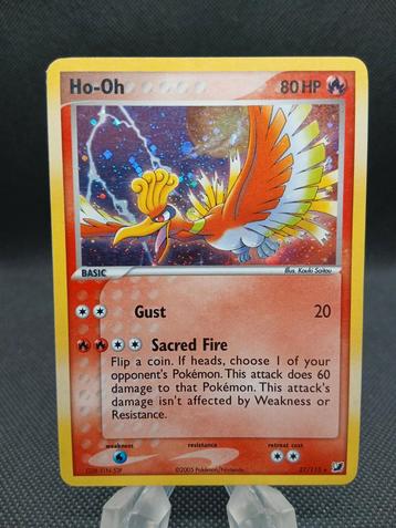 Ho-Oh Pokémonkaart - Zeldzaam! beschikbaar voor biedingen