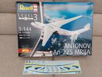 1/144 Antonov An-225 Mrija + decals Antonov Airlines, Ophalen of Verzenden, Zo goed als nieuw, 1:72 tot 1:144, Revell