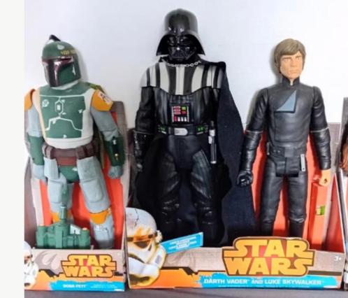 Nieuwe Jakks Pacific Luke Skywalker en Darth Vader Boba Fett, Verzamelen, Star Wars, Nieuw, Actiefiguurtje, Ophalen of Verzenden