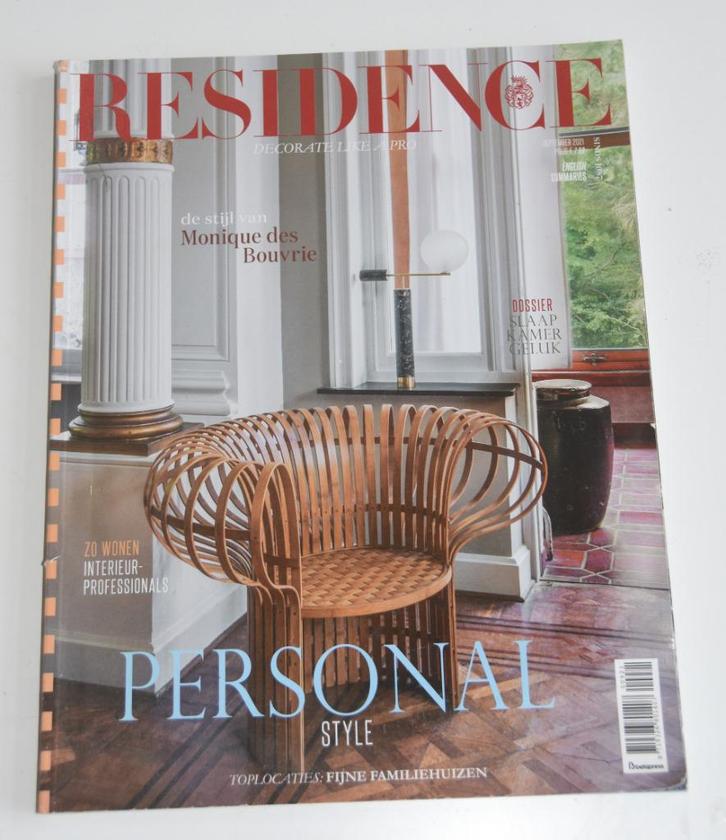 Residence September 2021 tijdschrift, Boeken, Tijdschriften en Kranten, Gelezen, Ophalen