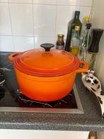 Gietijzer braadpan, Huis en Inrichting, Keuken | Potten en Pannen, Ophalen of Verzenden, Zo goed als nieuw, Gietijzer, Koekenpan of Braadpan