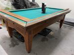 Mooi antiek biljart met nieuw laken van 1945.., Sport en Fitness, Biljarten en Poolen, Ophalen, Gebruikt, Biljarttafel