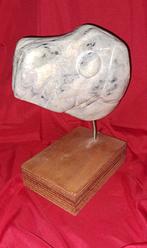 Stenen sculptuur hondenkop 29 cm Kop Hond, Ophalen of Verzenden