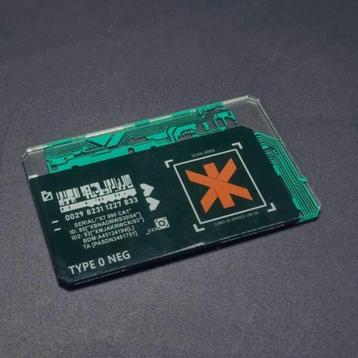 Cyberpunk 2077 Replica Acrylic Card Pas Trauma Team beschikbaar voor biedingen