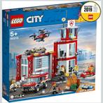 Lego Brandweerwagen (60107) + Brandweerkazerne (60215), Kinderen en Baby's, Speelgoed | Duplo en Lego, Ophalen of Verzenden, Gebruikt