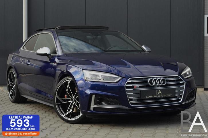 Audi S5 3.0 TFSI S5 Quattro |virtual|360|pano|Nappa|B&O|H/U, Auto's, Audi, Bedrijf, Te koop, S5, 360° camera, 4x4, ABS, Achteruitrijcamera