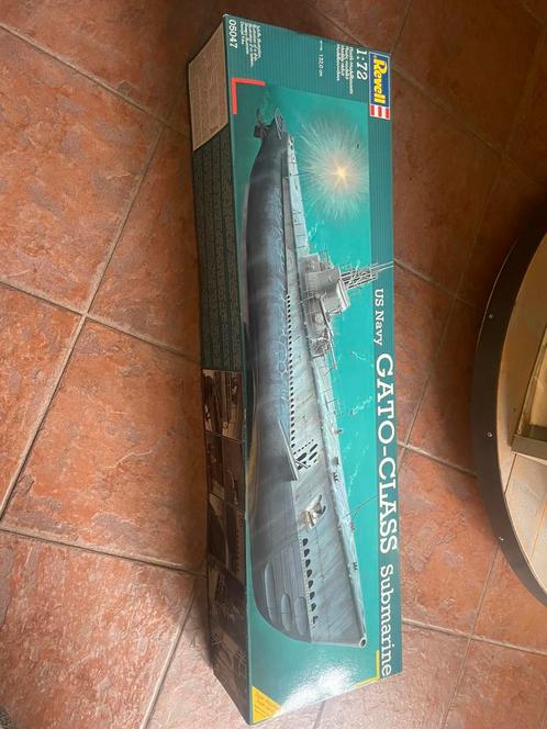 Revell us navy gato-class submarine 05047 1:72 sealed, Hobby en Vrije tijd, Modelbouw | Boten en Schepen, Nieuw, 1:50 tot 1:200