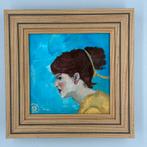 Portret vrouw Noa met lijst, Antiek en Kunst, Ophalen of Verzenden