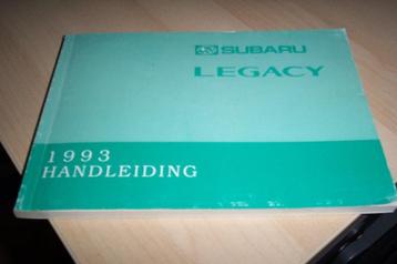 Gebruikershandleiding SUBARU LEGACY   1991/1994  beschikbaar voor biedingen