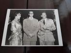 Koning Boudewijn van België  met Gina en The Voice Sinatra, Ophalen of Verzenden, Gebruikt, Buitenland, Kaart, Foto of Prent