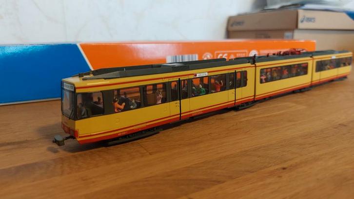 Roco Stadtbahn Karlsruhe H0 - Digitaal voorbereid, Hobby en Vrije tijd, Modeltreinen | H0, Zo goed als nieuw, Treinset, Gelijkstroom