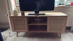 Leuk rotan webbing tv meubel dressoir, Ophalen, Zo goed als nieuw, 25 tot 50 cm, 100 tot 150 cm