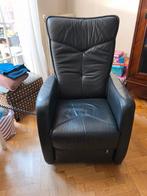 Relax fauteuil elektrisch verstelbaar leer, Ophalen, Gebruikt, 75 tot 100 cm, 50 tot 75 cm