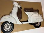 Metalen wandbord Vespa wit 60 cm, Huis en Inrichting, Woonaccessoires | Wanddecoraties, Ophalen of Verzenden, Nieuw