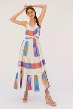 * DEVOTION one size * NIEUW maxi dress, lange jurk !, Maat 38/40 (M), Blauw, Ophalen of Verzenden, Onder de knie