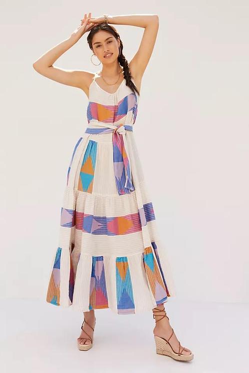 * DEVOTION one size * NIEUW maxi dress, lange jurk !, Kleding | Dames, Jurken, Nieuw, Maat 38/40 (M), Blauw, Onder de knie, Ophalen of Verzenden