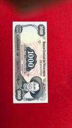 Bankbiljet Nicaragua 1000 cordobas 1985 unc p145a, Verzenden, Zuid-Amerika