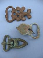 Middeleeuwse gespen - brons - 5e - 10e  eeuw - bodemvondsten, Antiek en Kunst, Ophalen of Verzenden, Brons