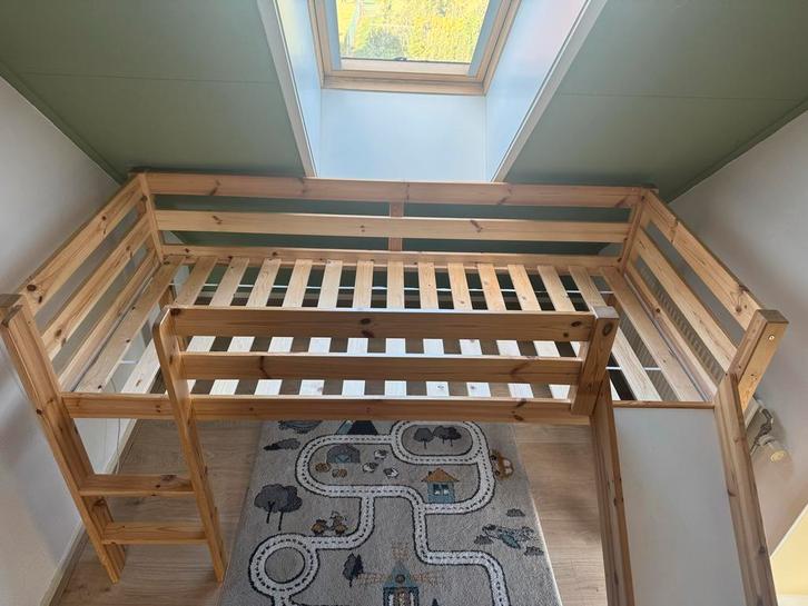 Halfhoogslaper/mid sleeper bed, Kinderen en Baby's, Kinderkamer | Stapelbedden en Hoogslapers, Gebruikt, Halfhoogslaper, Ophalen