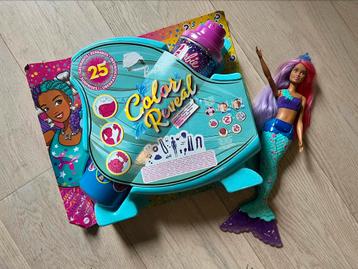 Barbie zeemeermin en Color reveal nieuw in doos 