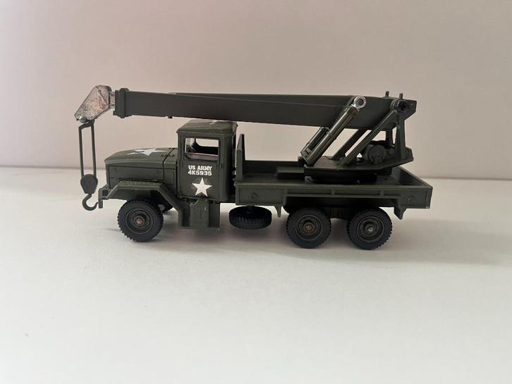 Kaiser Jeep hijskraan van het leger van Solido, Hobby en Vrije tijd, Modelauto's | 1:50, Gebruikt, Bus of Vrachtwagen, Overige merken