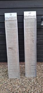 Aluminium rijplaten, Ophalen, Gebruikt