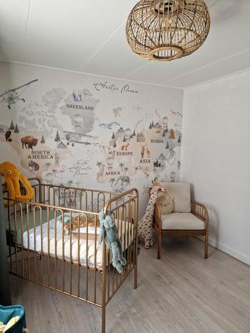 Brons (Oud Goud) Polini Kids Vintage Ledikant 120x60 beschikbaar voor biedingen